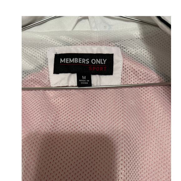 NWT Members Only Sport Red Team Racing Windbreaker Men's Jacket. Size: Medium - Picture 8 of 10